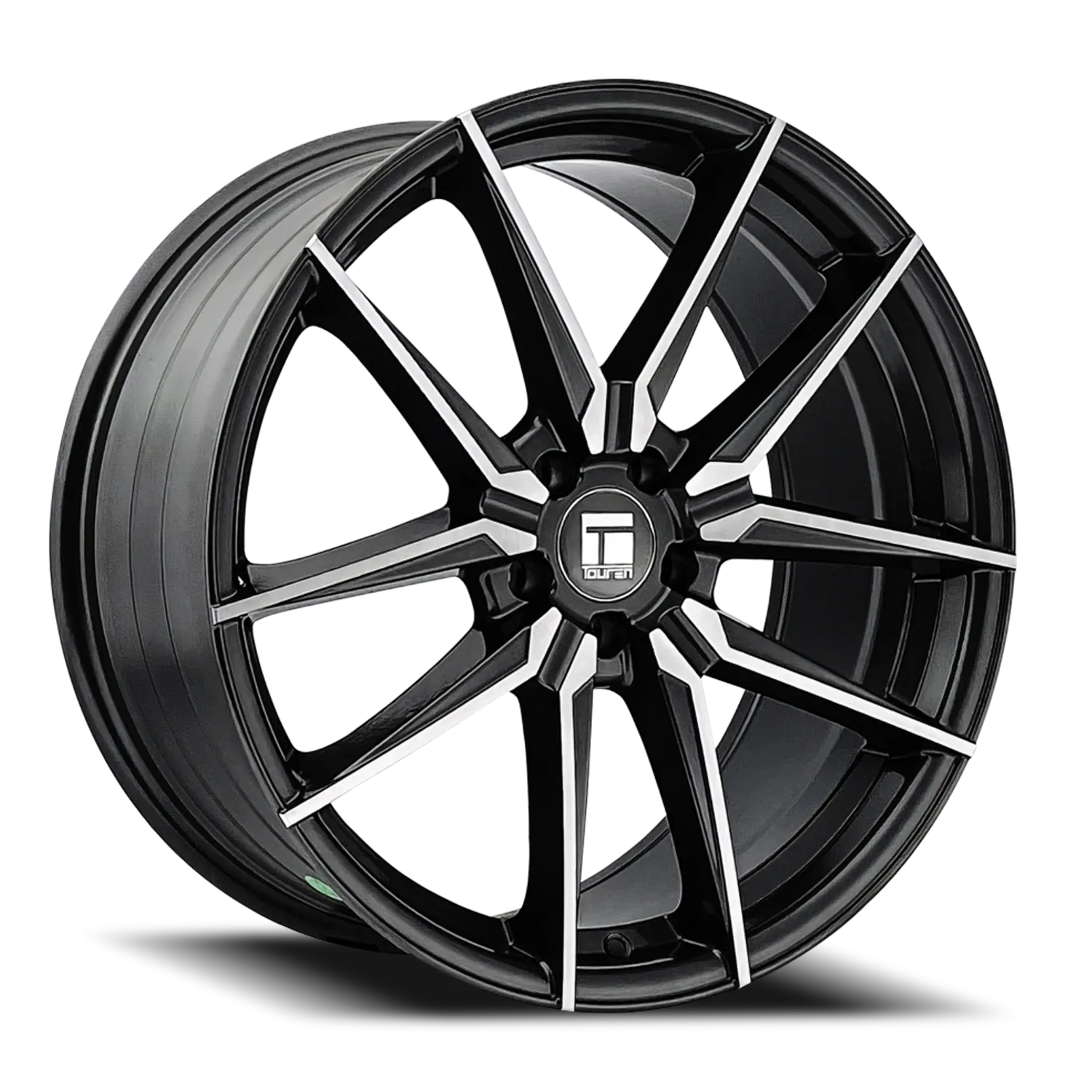 TOUREN TR94 3294 GLOSS GRAPHITE BRUSHED WITH DARK 19X8.5 GLOSS BLACK